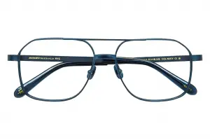 Moscot Mingle Sun 57 Navy Blue Denim Lens