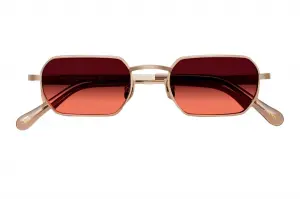 Moscot Shmooz Sun 48 Rose Cabernet