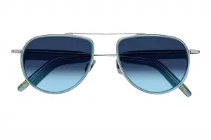 Moscot Traif Sun 52 Light Blue/Silver Denim