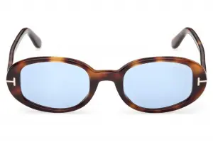 Tom Ford FT1364 52N 49 Koyu Havana Yeşil Unisex Güneş Gözlüğü