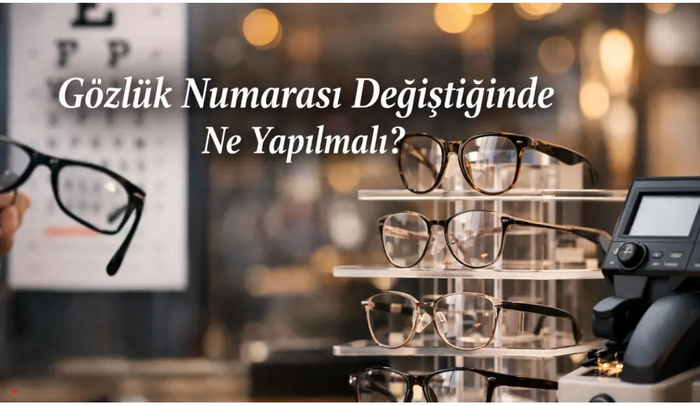 Gözlük Numarası Değiştiğinde Ne Yapılmalı?