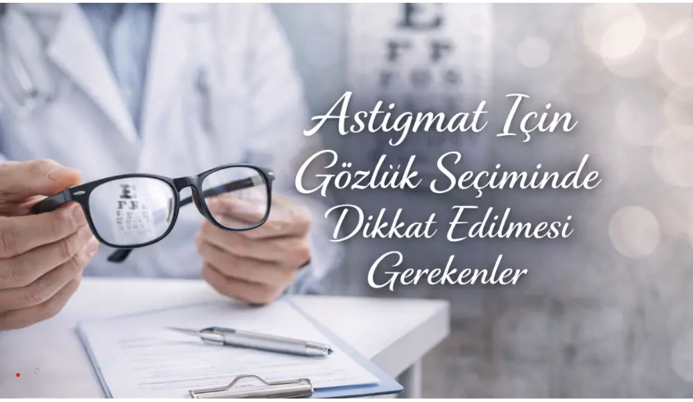 Astigmat İçin Gözlük Seçiminde Dikkat Edilmesi Gerekenler
