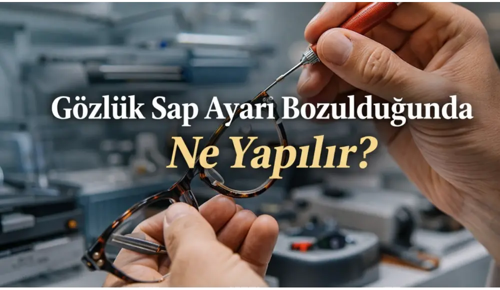 Gözlük Sap Ayarı Bozulduğunda Ne Yapılır?