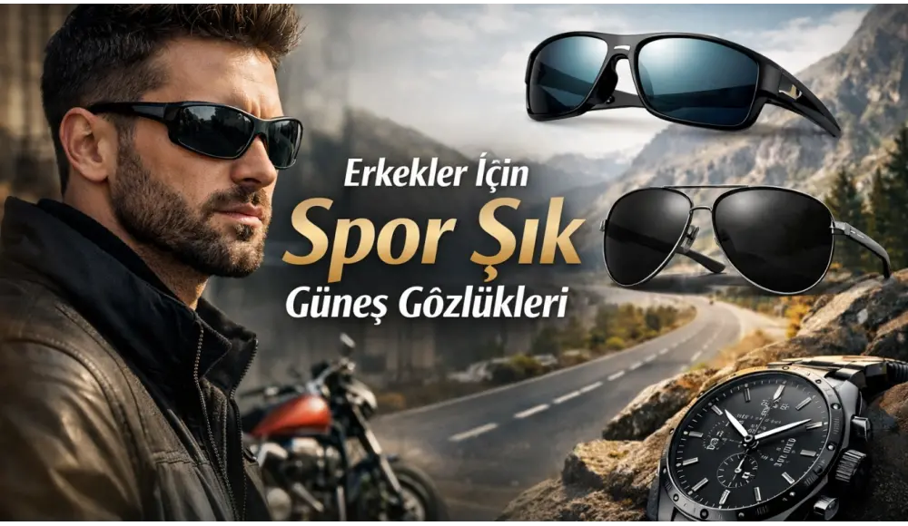Erkekler İçin Spor Şık Güneş Gözlükleri