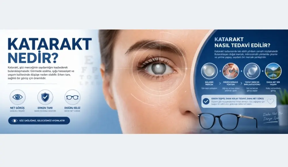 Katarakt Nedir, Katarakt Nasıl Tedavi Edilir?