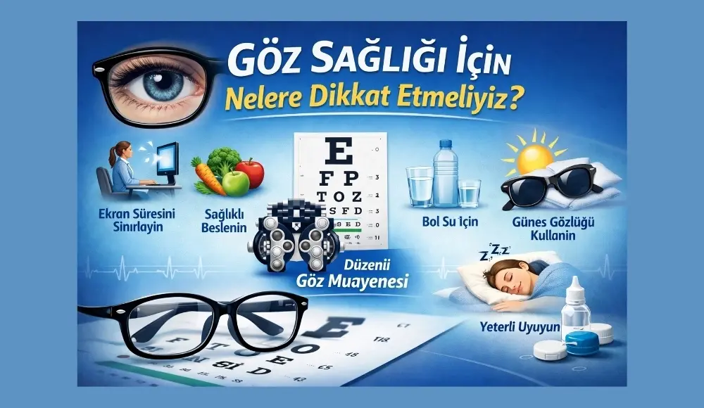 Göz Sağlığı İçin Nelere Dikkat Etmeliyiz