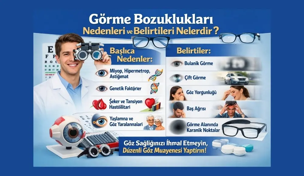 Görme Bozuklukları Nedenleri ve Belirtileri Nelerdir ?