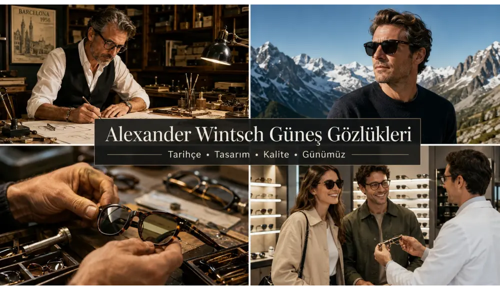 Alexander Wintsch Güneş Gözlükleri: Dağlardan İlham Alan Tasarımın Zamansız Yorumu