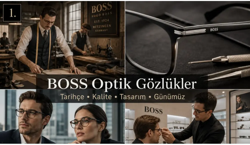 BOSS Optik Gözlükler: Günlük Konforu Profesyonel Tasarımla Birleştiren Çerçeveler