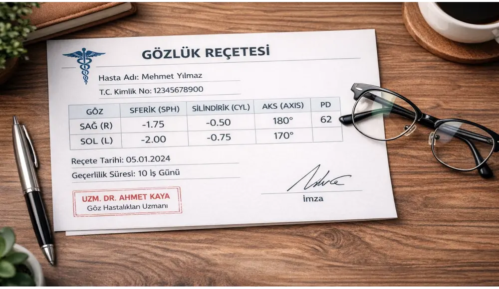 Gözlük Reçetesi Kaç Gün Geçerlidir?