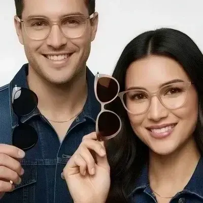 Unisex Klipsli Gözlükleri