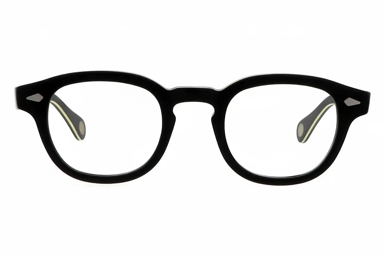 Moscot Lemtosh Smart Matte Black/Yellow 49