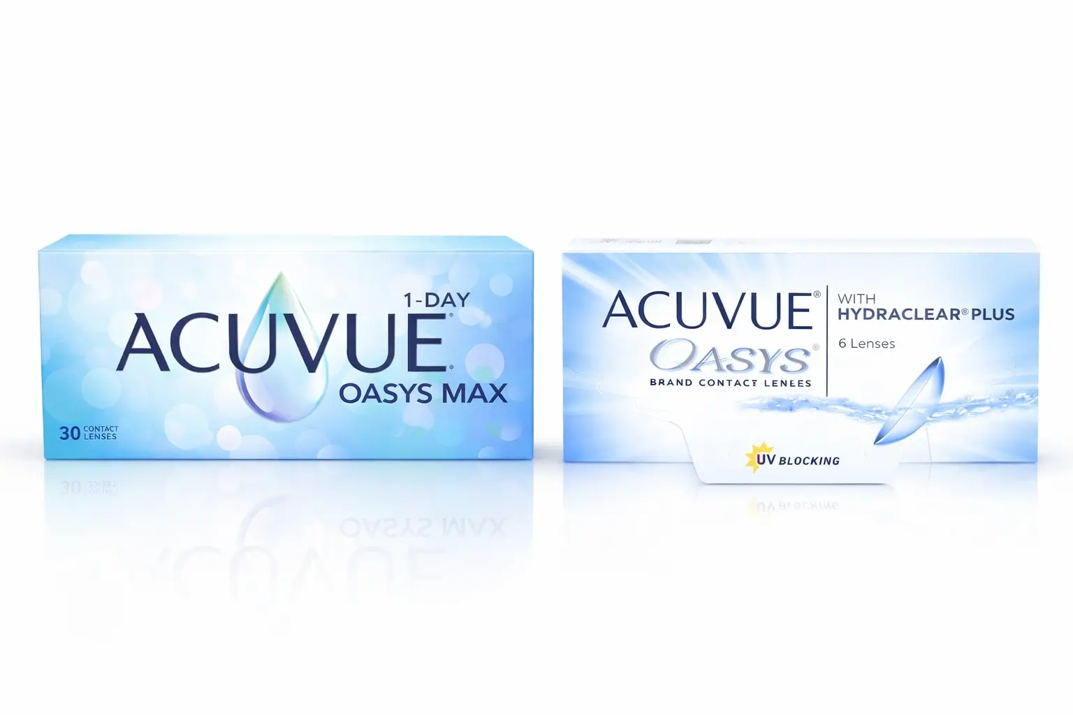 Acuvue Oasys ve Acuvue Oasys Max 1-Day İkisi Bir Arada Set