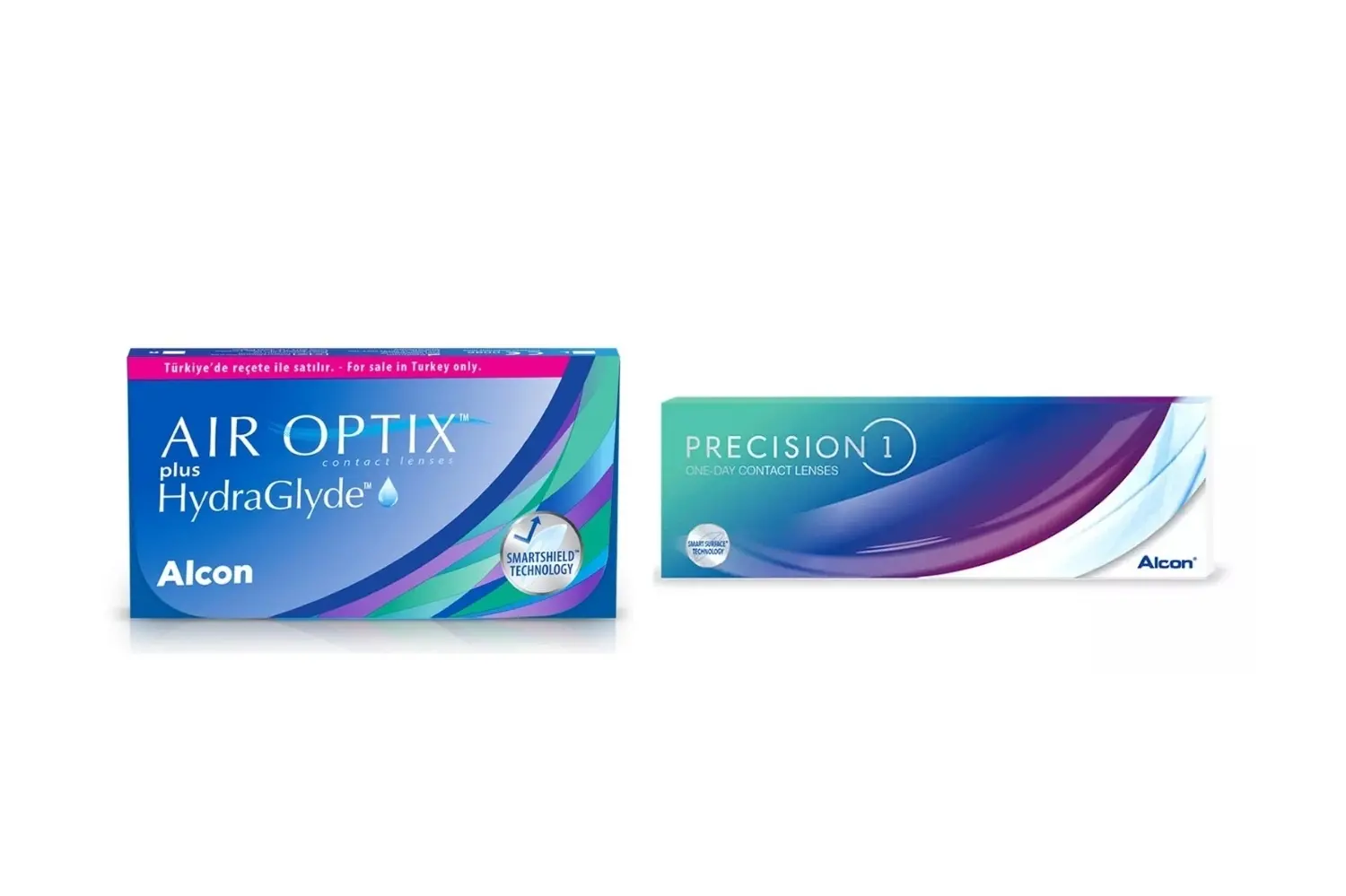 Air Optix Hydraglyde ve Precision 1 İkisi Bir Arada Set