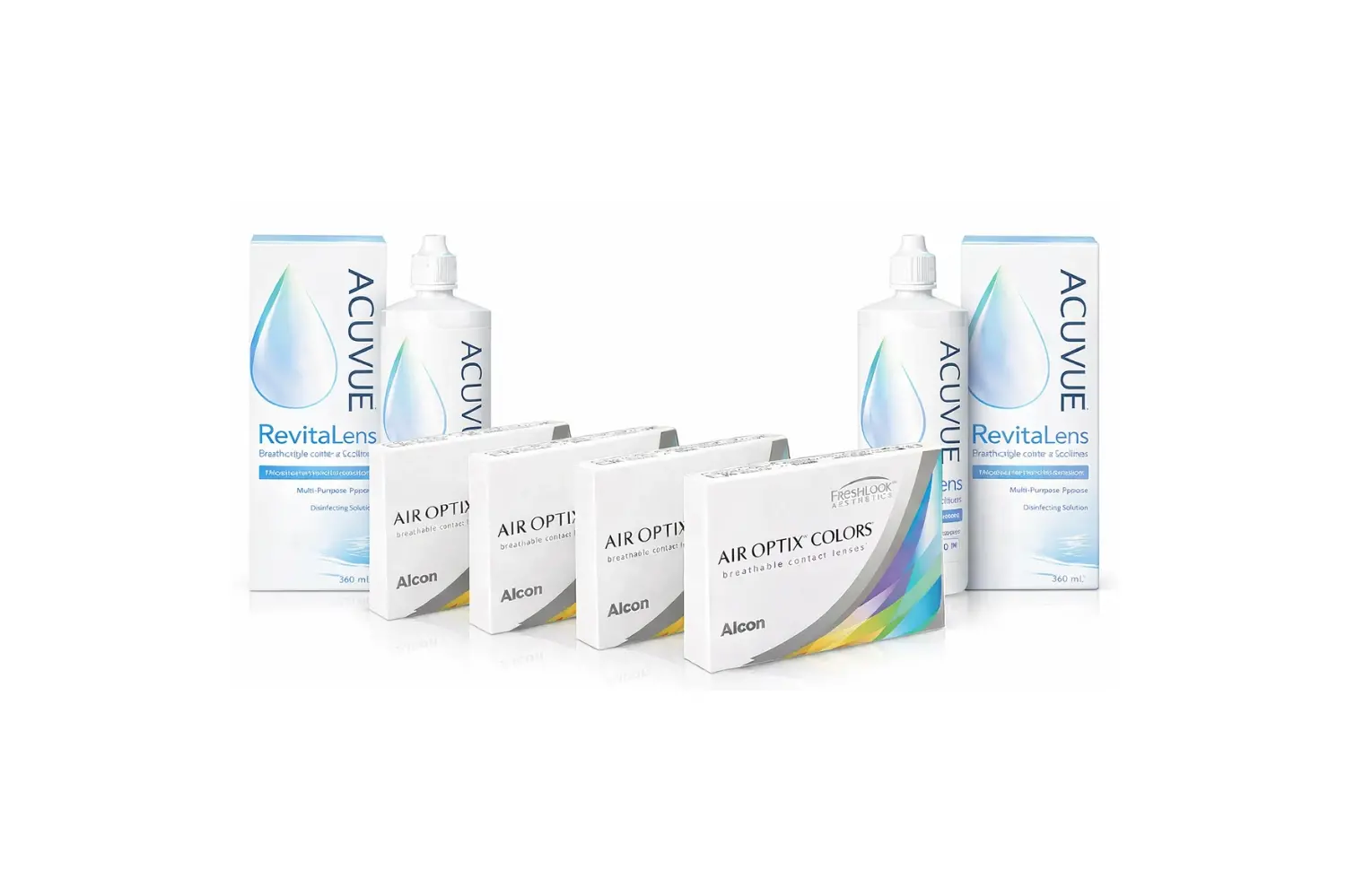 Air Optix Colors Numarasız Kombi Set 4 Kutu