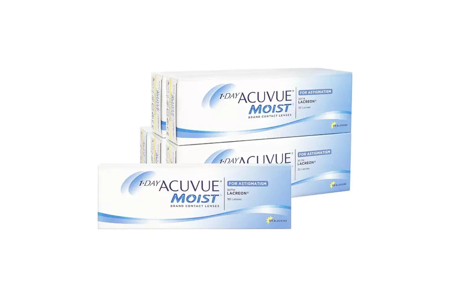 1Day Acuvue Moist Toric İndirimli Lens Seti 6 kutu
