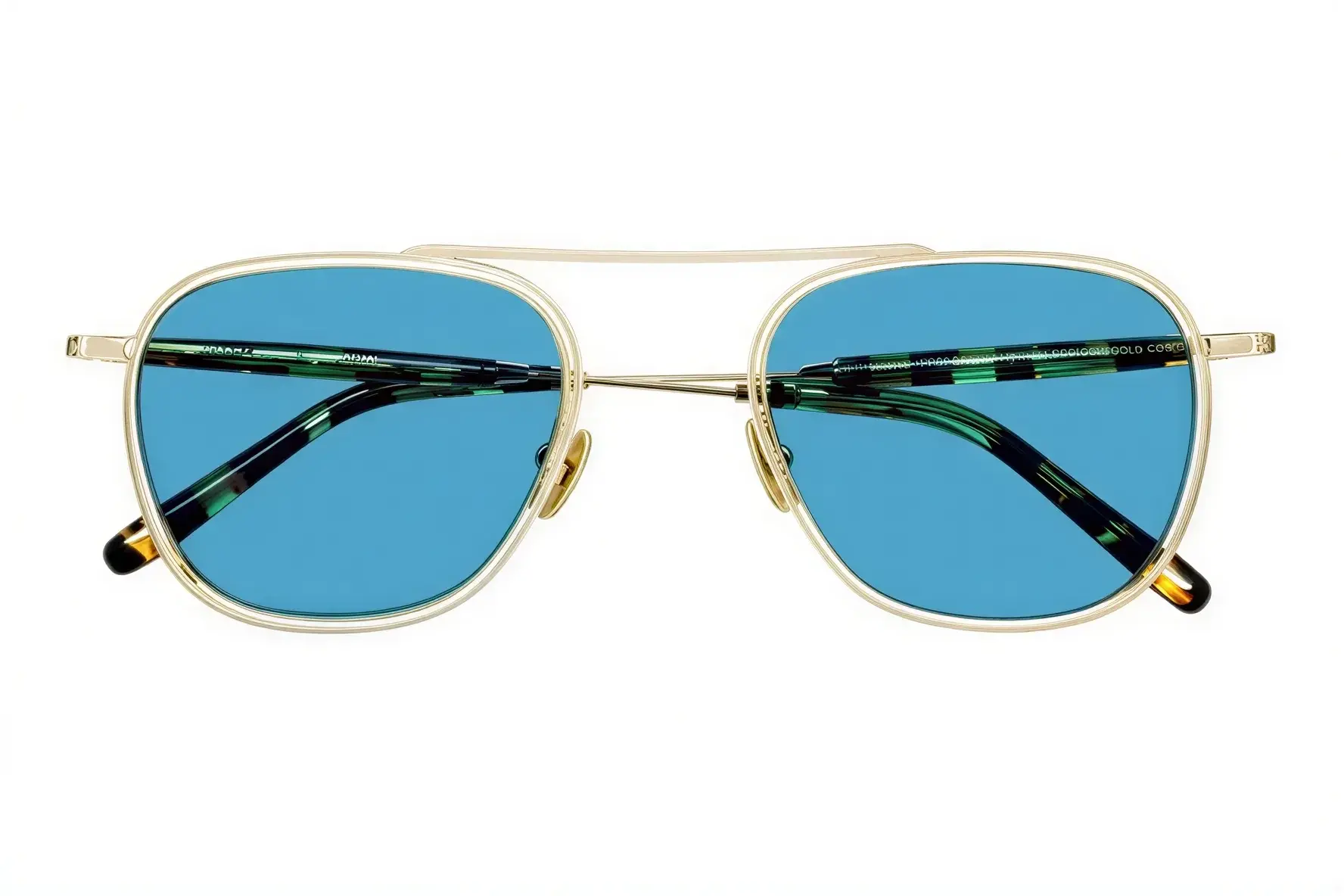 Moscot Fanagle Sun 53 Citron/Tort Gold Celeb Blue