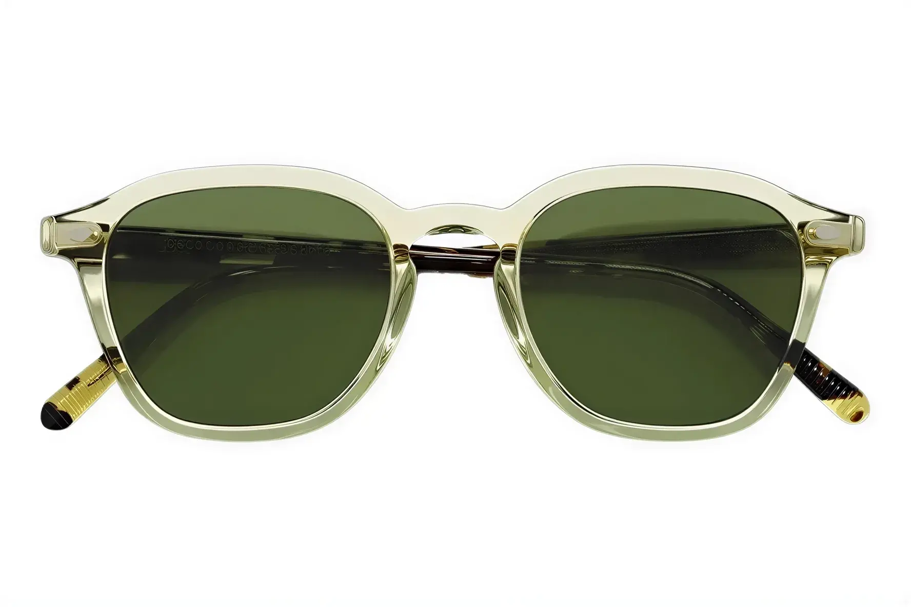 Moscot Vantz Sun Citron/Tortoise 50 Calibar Green