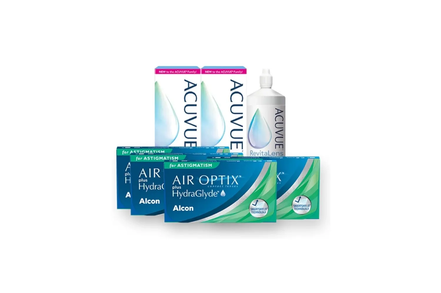 Air Optix Plus HydraGlyde Toric Kombi Set 4 Kutu