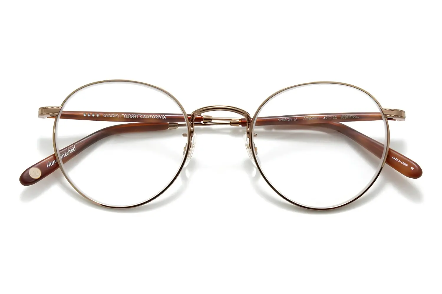 Garrett Leight GLCO Wilson 46 Matte Butter Ant God Mt Drk Hny Torto