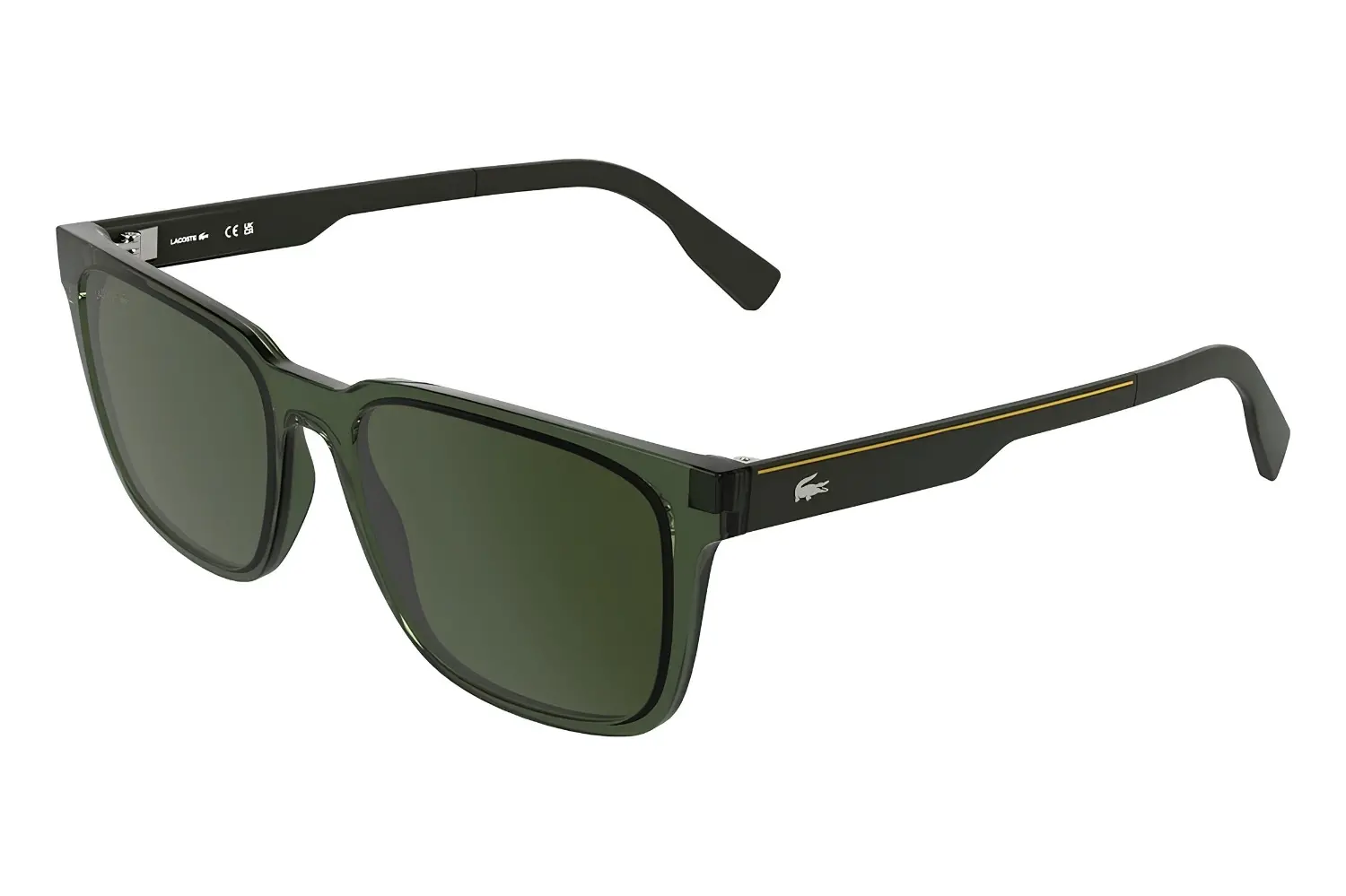 Lacoste L6077S 301 Transparent Green