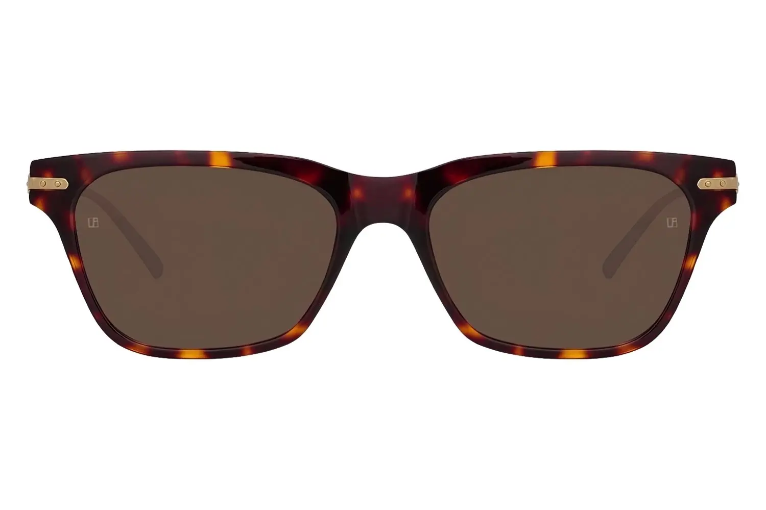 Linda Farrow Deni Dark T-Shell/Light Gold - Solid Grey