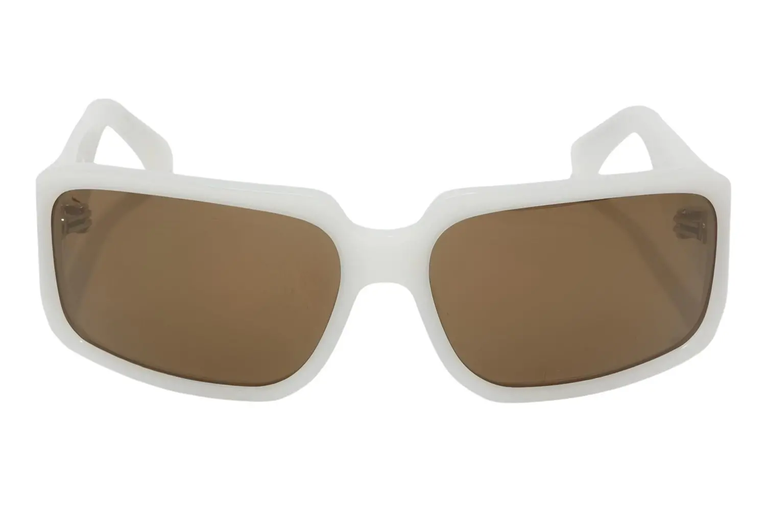 Linda Farrow DVN212 C4 White/Silver - Brown Mirror