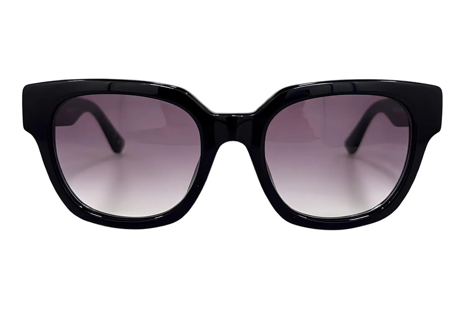 Linda Farrow Eni Black/Yellow Gold - Plum Grad Lens