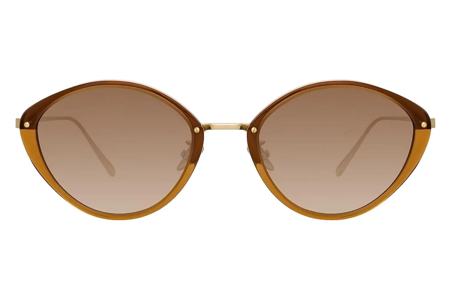 Linda Farrow Magda Butrym 19 C2 White Light Gold Mocha Grand