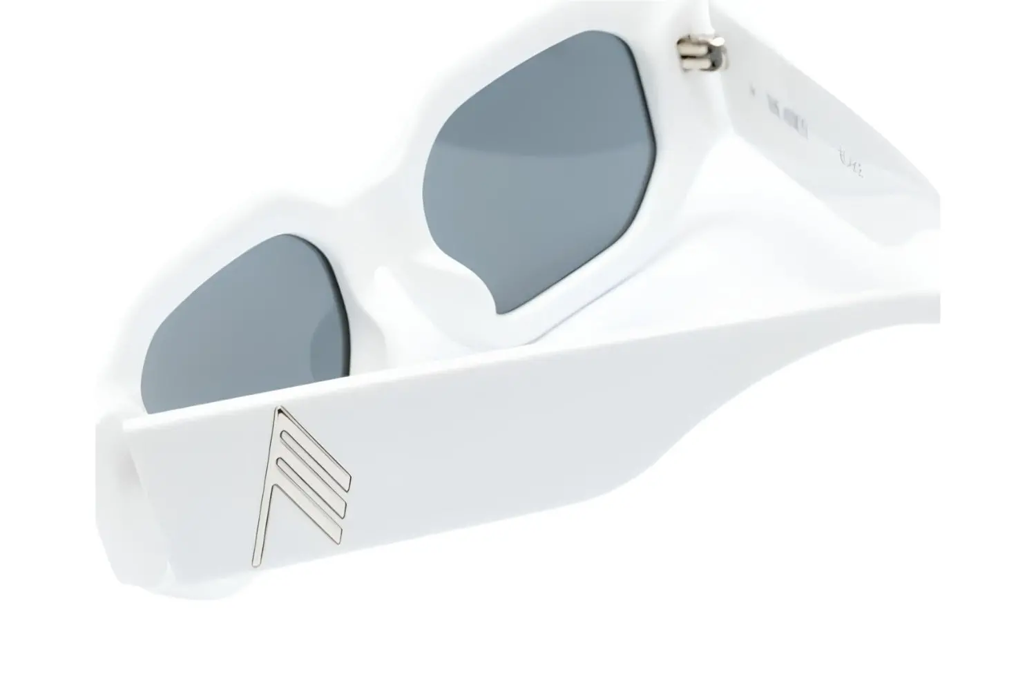Linda Farrow The Attico Blake White/Silver - Grey Lens