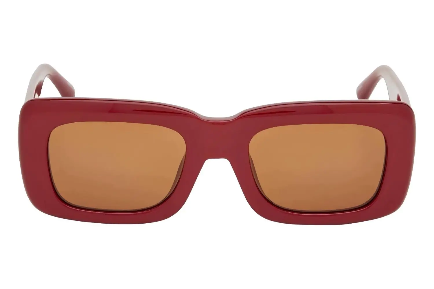 Linda Farrow The Attico Marfa Bordeaux/Gold - Bordeaux Lens