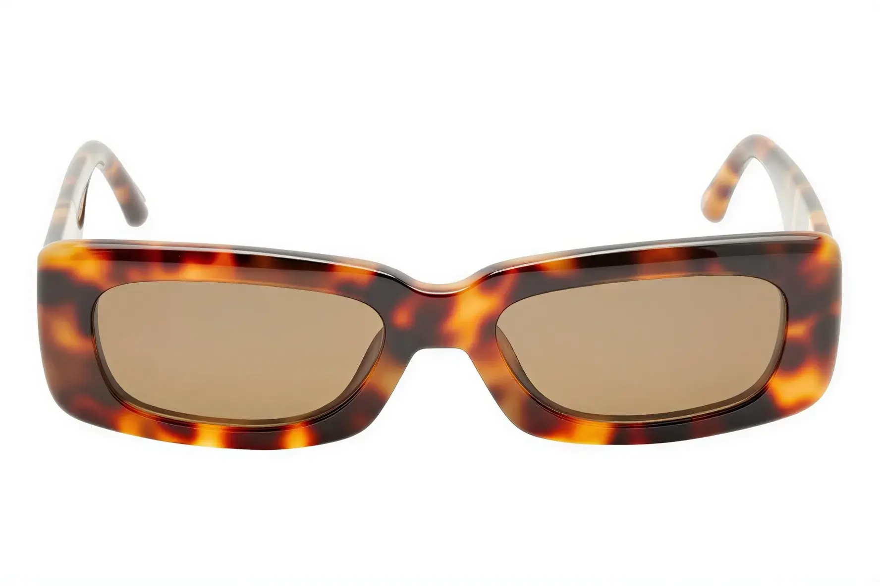 Linda Farrow The Attico Mini Marfa SunT-ShellYellow Gold-Brown