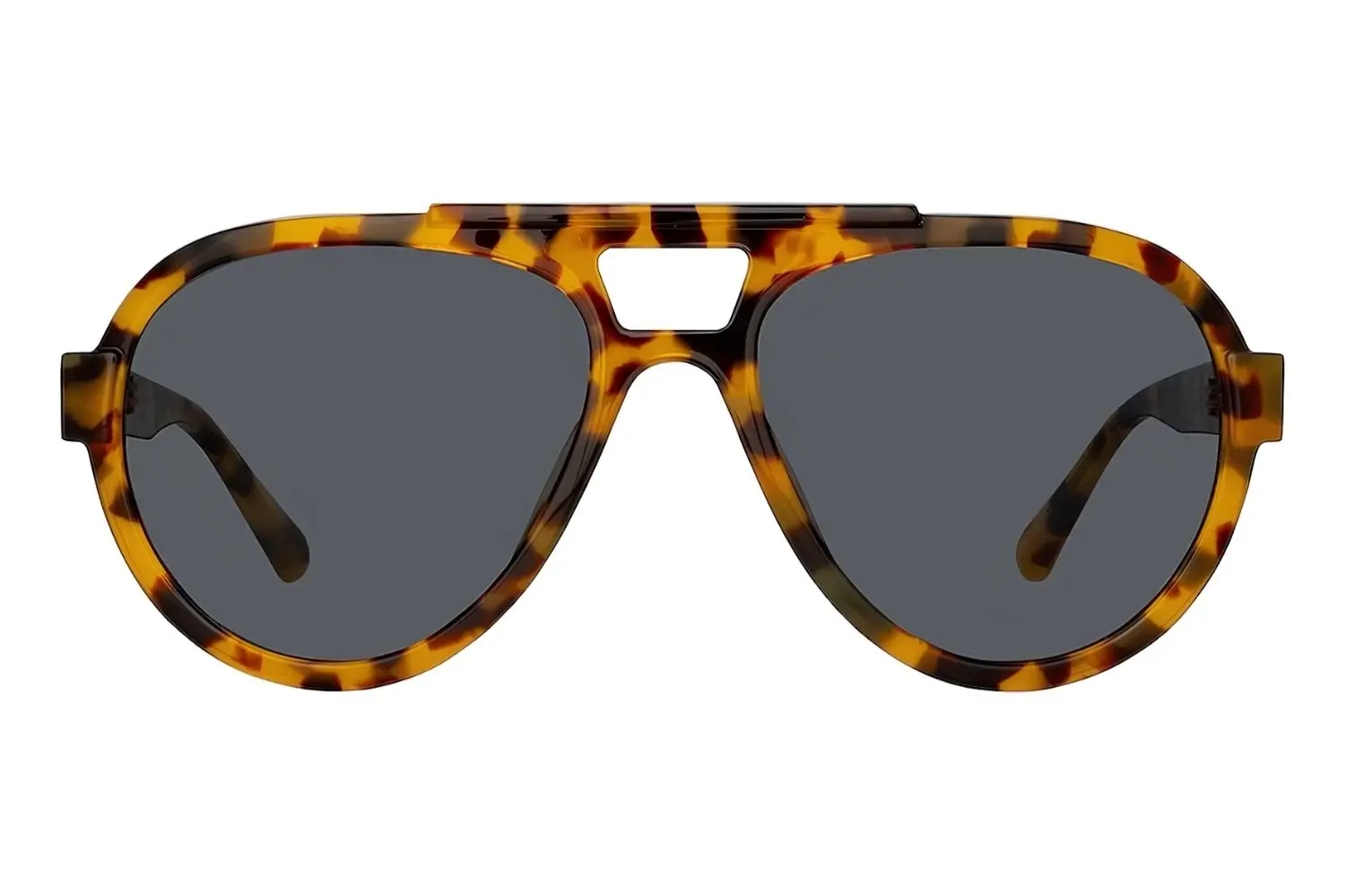 Linda Farrow The Attico TheaT-Shell/Yellow Gold BlueLens