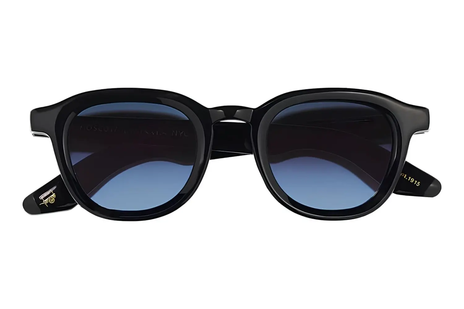 Moscot Dahven Base 2 47 Black Denim Blue