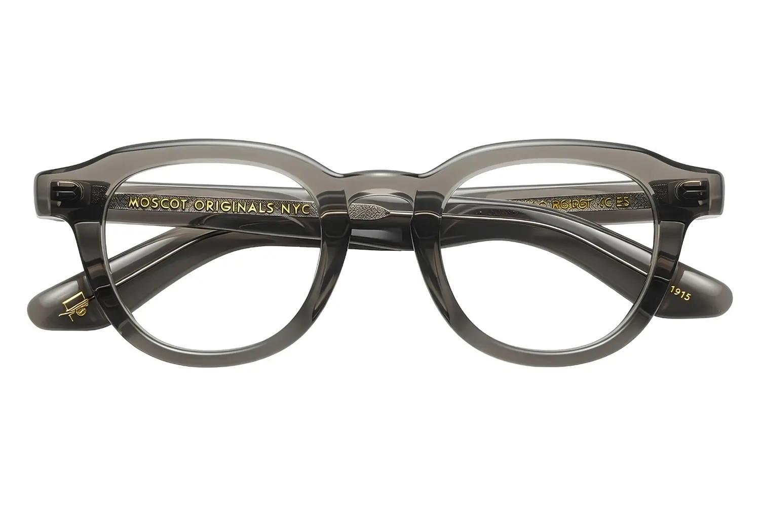 Moscot Dahven Base 2 Sun 47 Black American Grey Fade