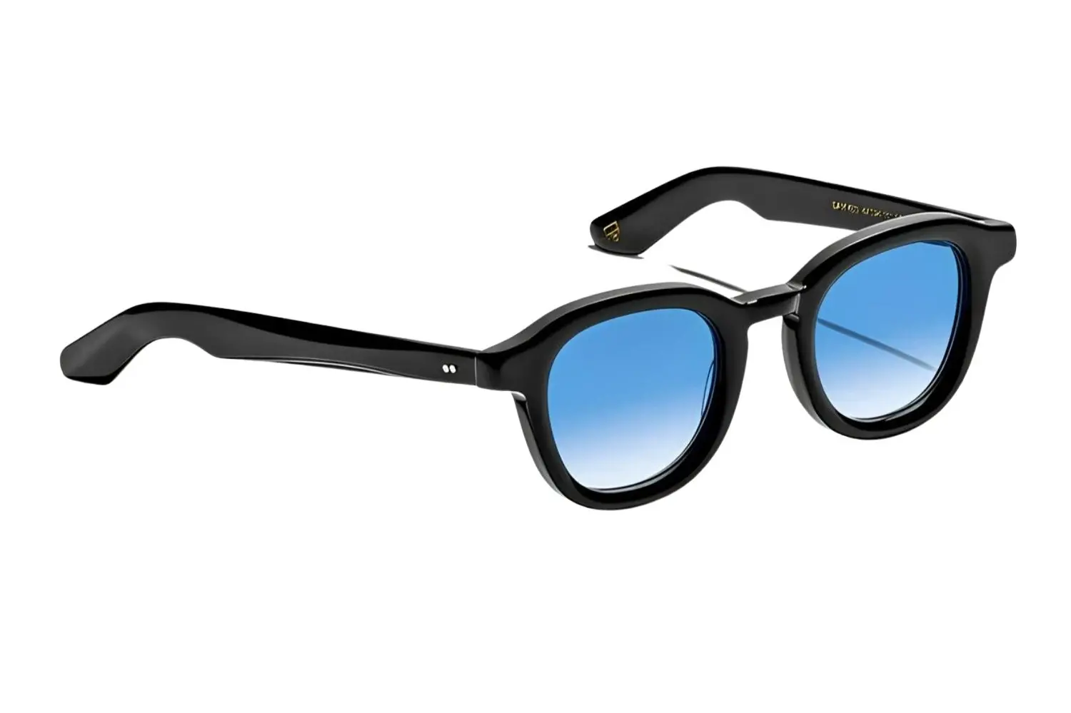 Moscot Dahven Base 2 Sun 47 Blk Brod. Blue Fade