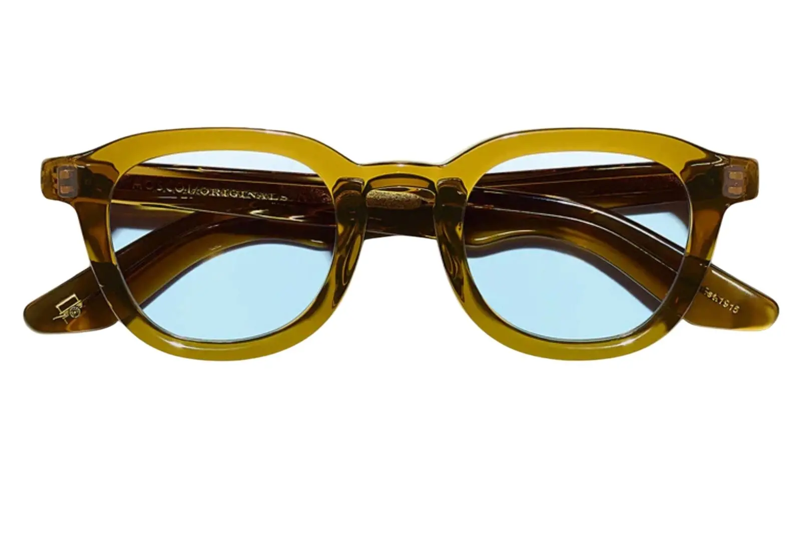 Moscot Dahven Sun 47 Olive Brown Bel Air