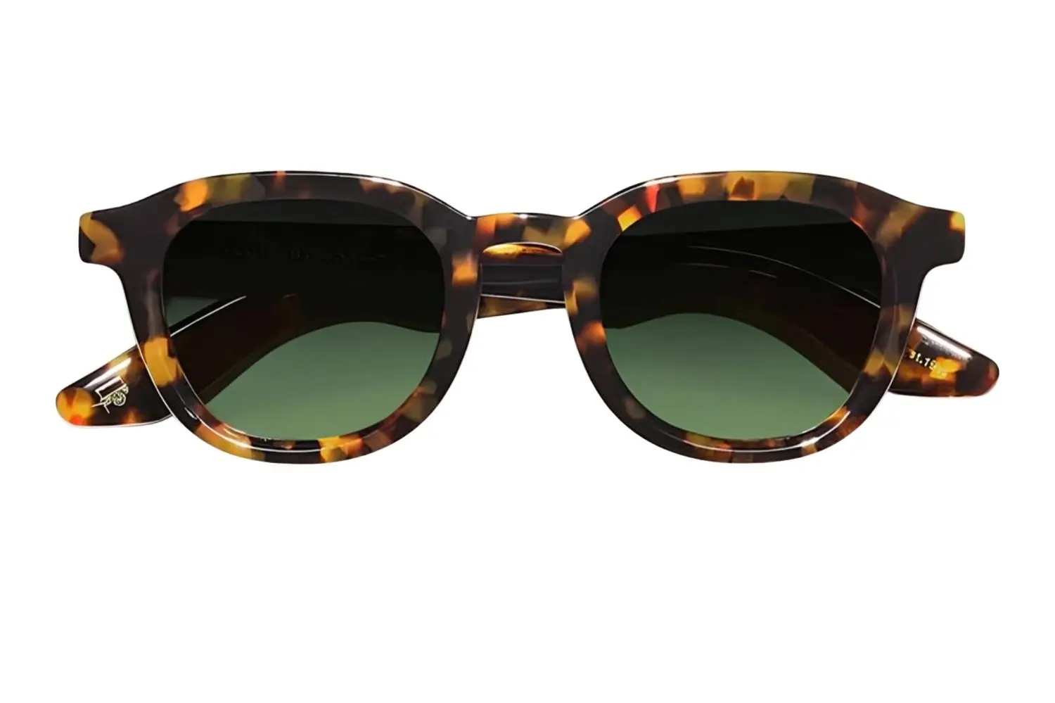 Moscot Dahven Sun 47 Tortoise Forest Wood
