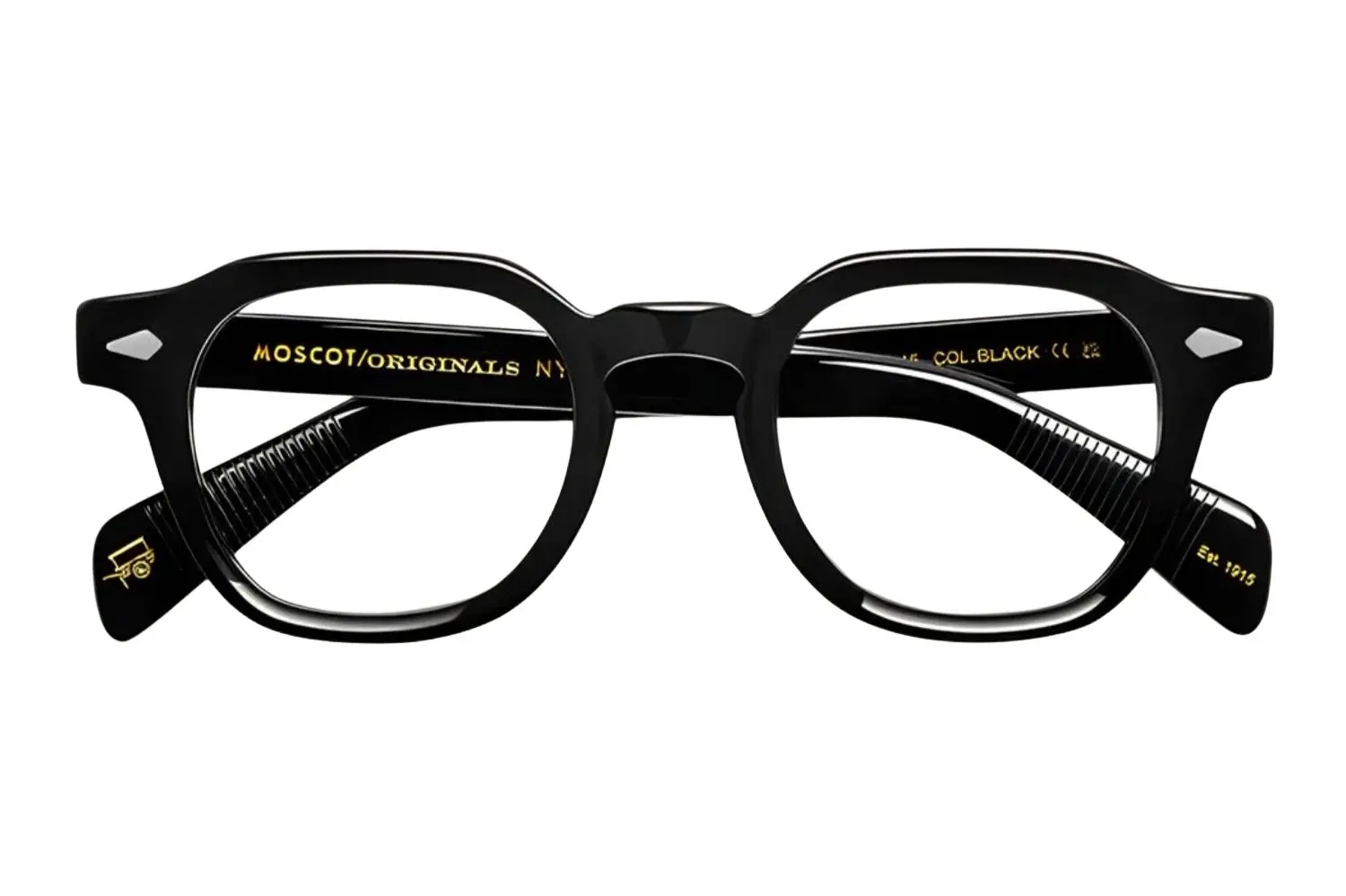 Moscot Dolt Black 46 0200-01