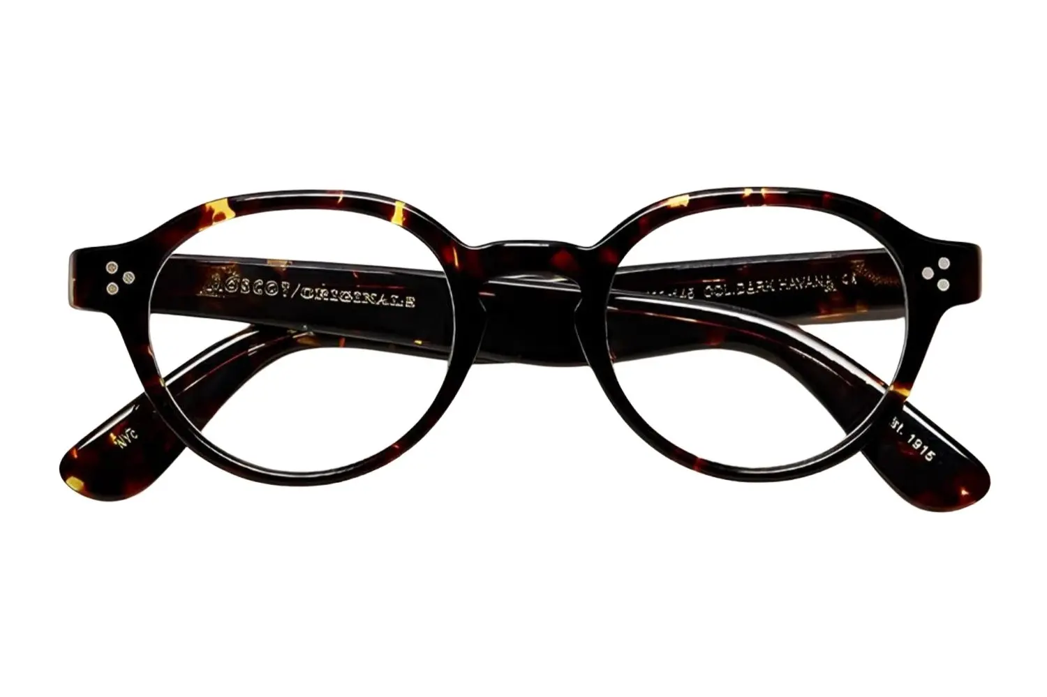 Moscot Ezra Dark Havana 45 Demo Lens