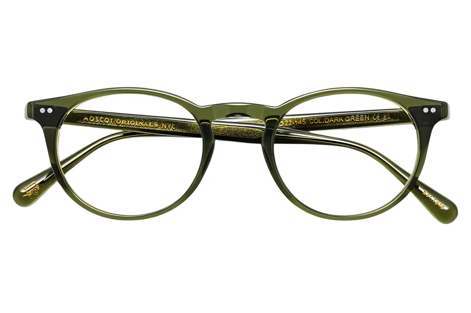 Moscot Frankie Dark Green 45