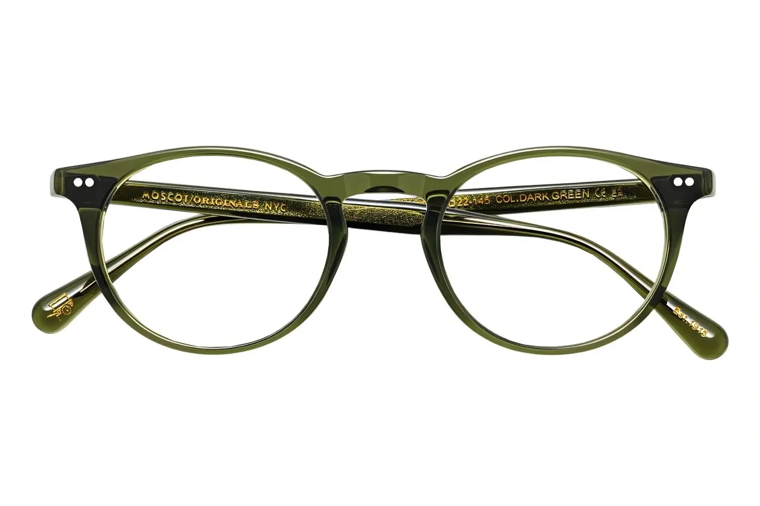 Moscot Frankie Dark Green 48