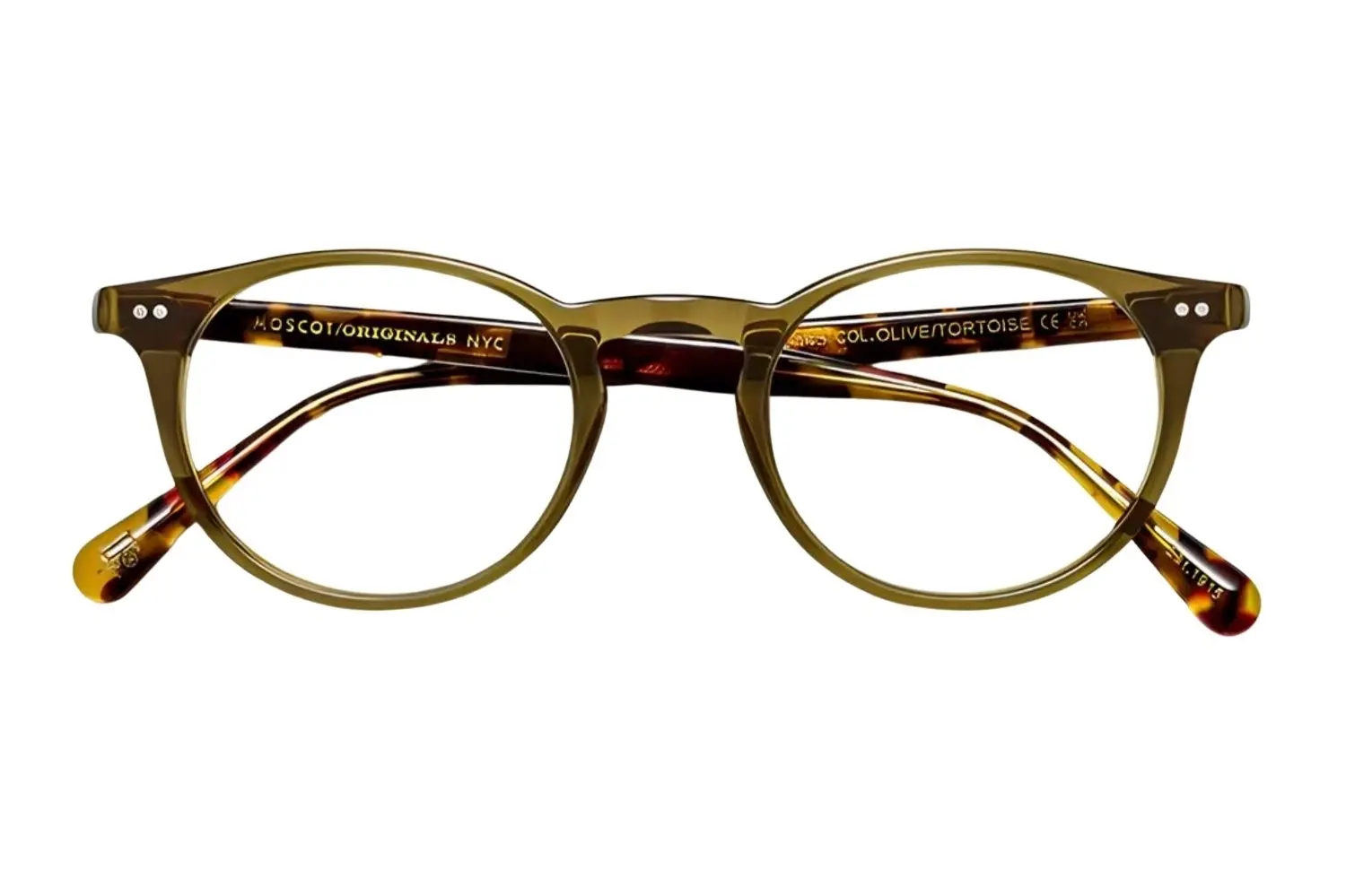 Moscot Frankie Olive Tortoise 45 1507-01