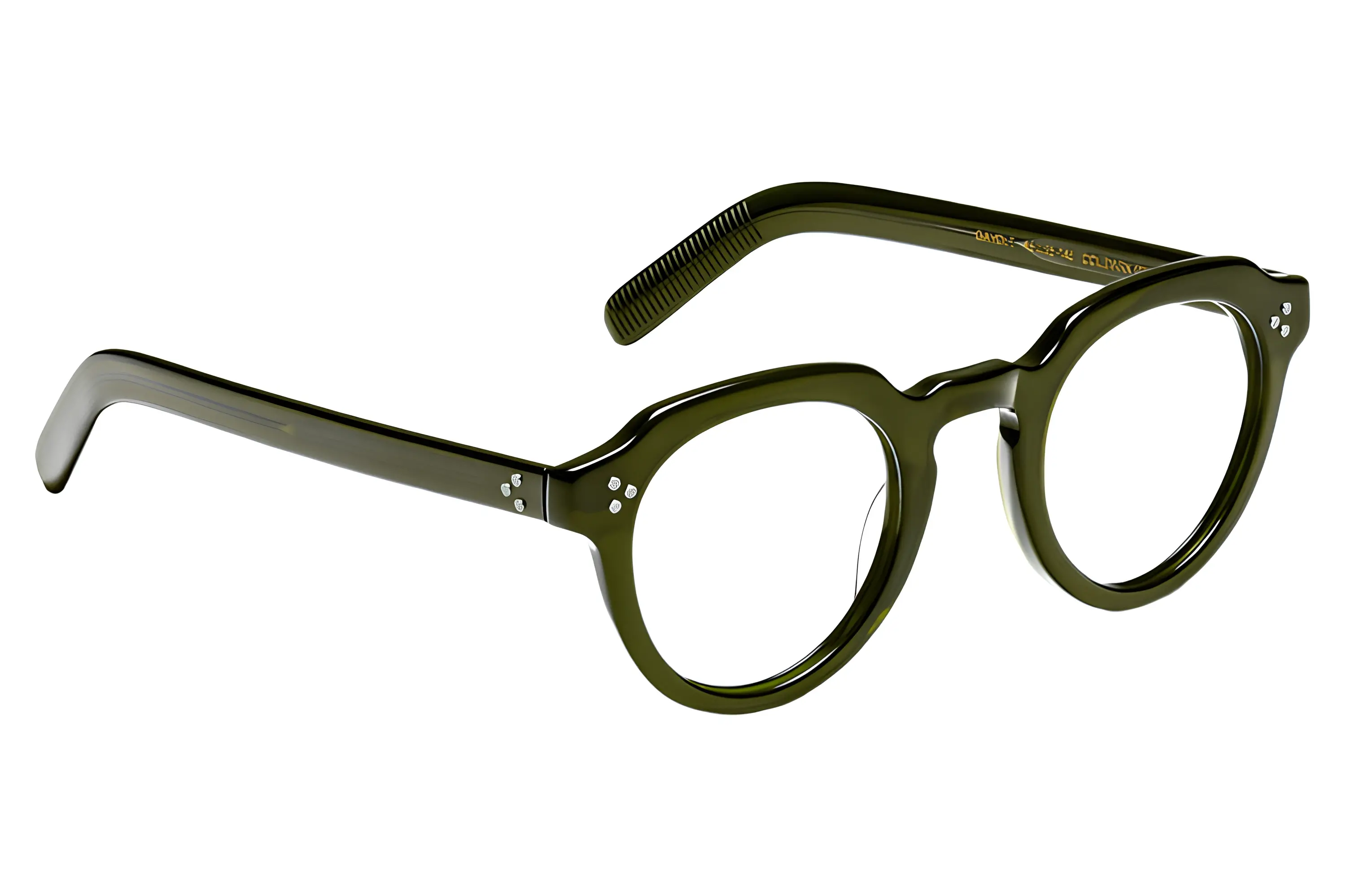 Moscot Gavolt Dark Green 45 Demo Lenses
