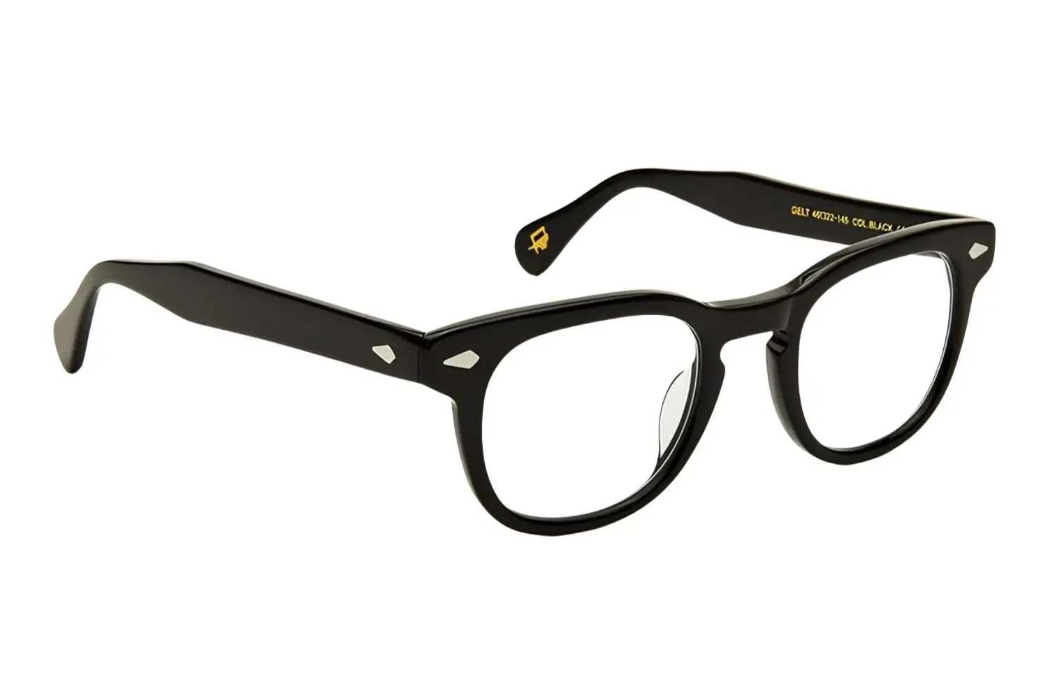 Moscot Gelt Black 46 0200-01 GEL020046AC01