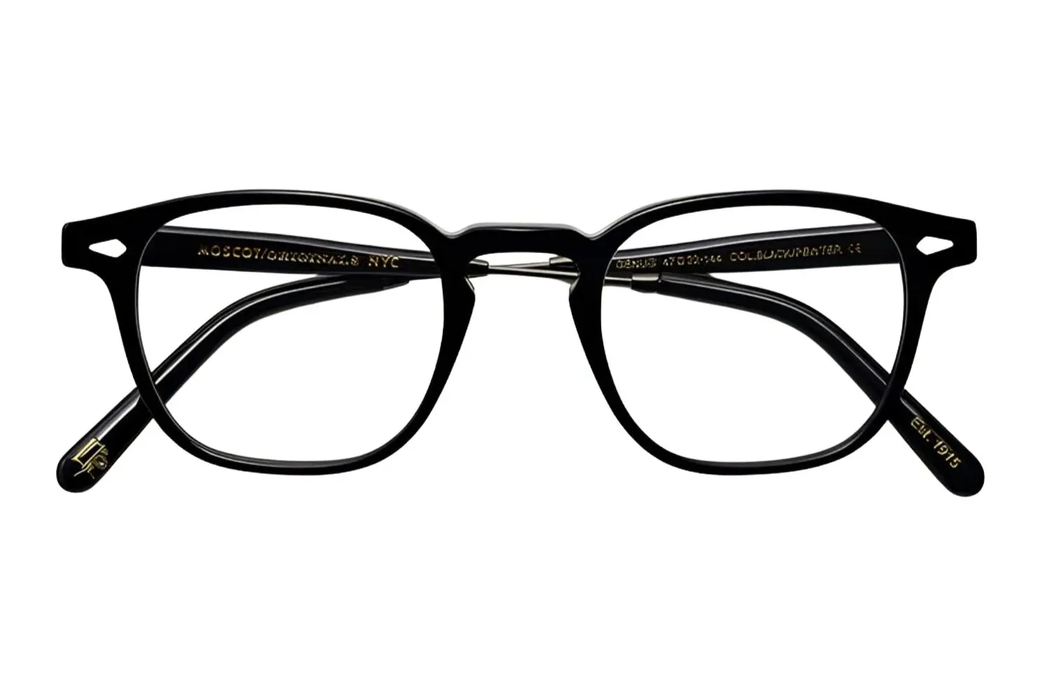 Moscot Genug Black-Pewter 47 0230-01