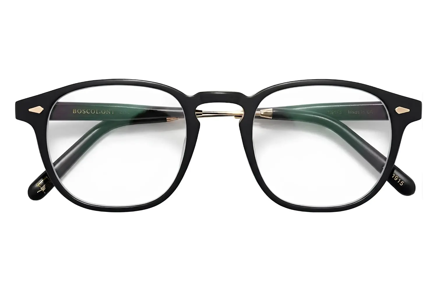 Moscot Genug Matte Black-Gold 50 1329-01