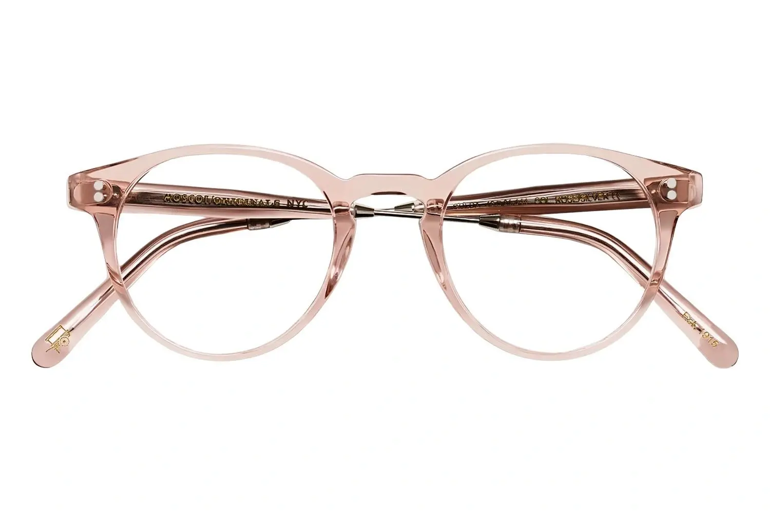 Moscot Golda Burnt Rose/Silver 46