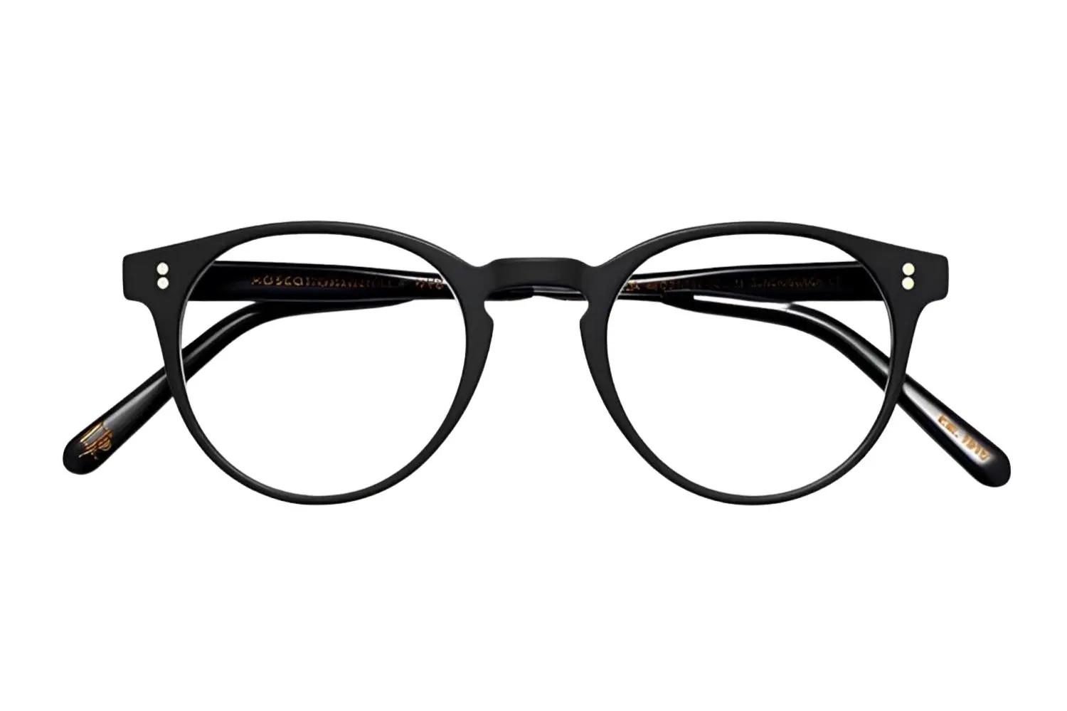 Moscot Golda Matte Black-Black 46 1330-01