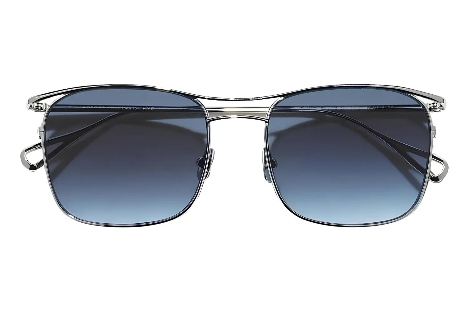 Moscot Gonif Sun Silver 54 Denim Blue